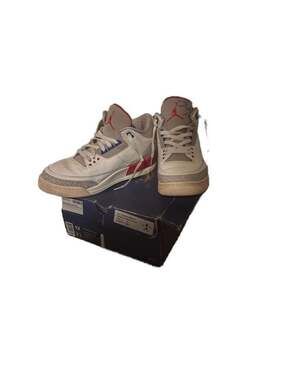 Nike Air Jordan 3 Retro International Flight White/Royal/Red Size 12